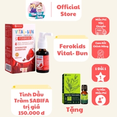 Sắt Vital Bun Ferokids 0M+( Tặng Dầu Tràm Sabifa )