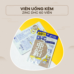 DHC Viên Uống Bổ Sung Kẽm 60v Nhật Bản