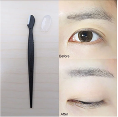 KAI dao cạo lông mày thân nhựa EBK-3KKCG KAI set 3