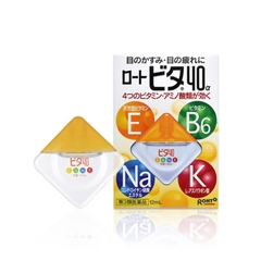 Nước nhỏ mắt Rohto vàng 12ml (bổ sung vitamin)