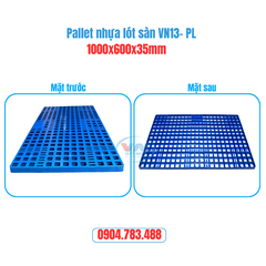 Pallet nhựa lót sàn VN13- PL 1000x600x35mm