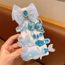 Set kẹp tóc 5ct Elsa