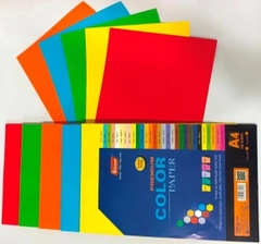 Ram a4 màu cứng 5 màu 100 tờ
