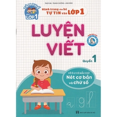 Vở cho bé vào lớp 1