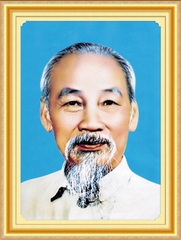 Ảnh Bác Hồ + Khung
