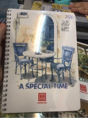 Sổ lò xo Bistro hồng hà