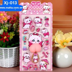 Sticker + bóp mềm mochi
