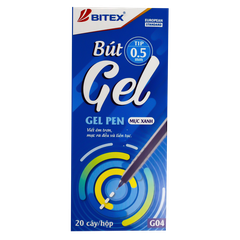 Bút Bitex Gel Tip 0.5 G04