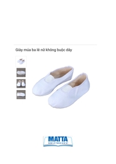 Giầy múa trắng