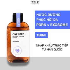 Nước cân bằng kết hợp tinh chất dưỡng da PDRN SELF ONE STEP NATURAL ESSENCE TONER FOR MAN
