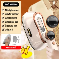 Bàn ủi hơi nước cầm tay TinGO xoay tay cầm 5 chế độ điều chỉnh ủi khô ủi hơi gấp gọn