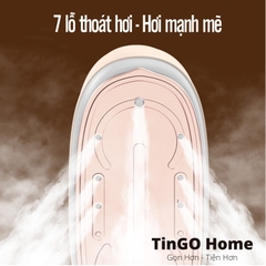 Bàn ủi hơi nước cầm tay TinGO xoay tay cầm có 2 chế độ ủi khô và hơi công suất 1200W