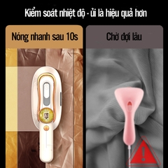 Bàn ủi hơi nước cầm tay TinGO xoay tay cầm có 2 chế độ ủi khô và hơi công suất 1200W