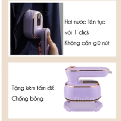 [KHÔNG DÙNG Ở VN] Bàn Ủi Du Lịch 110v Hơi Nước TinGO Cho du học sinh mang đi Nhật Bản, Mỹ