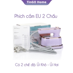 Bàn ủi hơi nước mini TINGO 1000w xoay 180 độ mang đi du lịch công tác