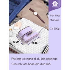 Bàn ủi hơi nước mini TINGO 1000w xoay 180 độ mang đi du lịch công tác