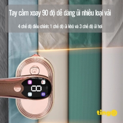Bàn ủi mini du lịch TinGO 4in1 công suất 1200w mạnh mẽ nhỏ gọn xoay tay cầm mang đi công tác