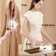 Bàn ủi hơi nước cầm tay TinGO xoay tay cầm 5 chế độ điều chỉnh ủi khô ủi hơi gấp gọn