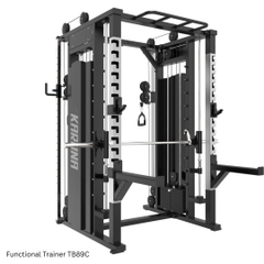 Máy Tập Đa Năng Và Giá Đỡ Tạ Squat Functional Trainer And Squat Rack TB89C