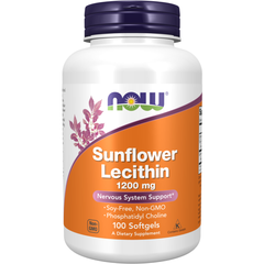 Now Sunflower Lecithin 1200mg (100 Viên)