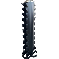 Cylindrical Dumbbell Rack 10 Pairs W100608