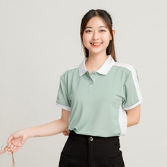 Áo polo màu tay và cổ