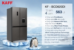 TỦ LẠNH SIDE BY SIDE KAFF KF-BCD620DI