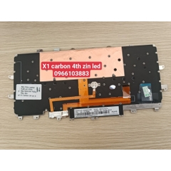 Bàn Phím Dành Cho Laptop Lenovo X1 Carbon Gen 4 Có Đèn Có Chuột Zin New