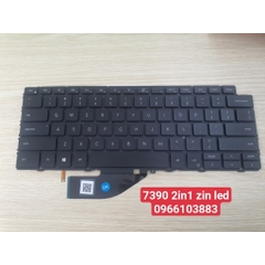 Bàn Phím Dành Cho Laptop Dell XPS 13 7390 9310 XFDCF KTR02 4J7RW 2 IN 1 Zin Có Đèn New