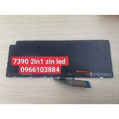 Bàn Phím Dành Cho Laptop Dell XPS 13 7390 9310 XFDCF KTR02 4J7RW 2 IN 1 Zin Có Đèn New