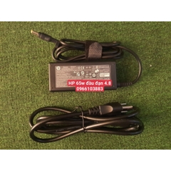 Sạc Dành Cho Laptop HP 18.5V-3.5A 65W 4.8*1.7mm ĐẦU ĐẠN - NEW ZIN DÀNH CHO 500 510 520 530 DM3 DV2000 DV6000 DV9000