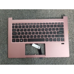Vỏ Mặt C Kèm Phím Dành Cho Laptop Acer SF314-57 6B.HJPN8.001 Màu Hồng Có Đèn New