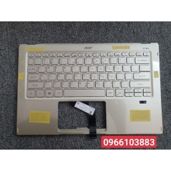 Vỏ Mặt C Kèm Phím Dành Cho Laptop Acer SF514-55T SF514-55 6B.HX9N8.001 6B.A6SN8.001 Màu Vàng - Màu Xanh Có Đèn New
