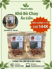 Combo 2 khô bò