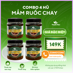 4 HŨ MẮM RUỐC CHAY