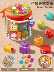 Hộp đan dây hình trụ hồng mã 828
