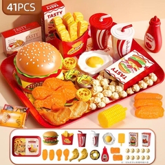 Set đồ ăn nhanh 41pcs mã 776-42