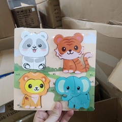 Tranh nổi 4 hình mã 18*18