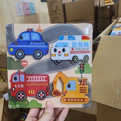 Tranh nổi 4 hình mã 18*18