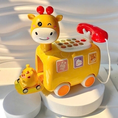 Điện thoại ô tô hươu VÀNG, HỒNG mã 6825