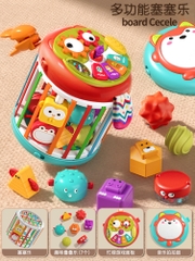 Hộp đan dây hình trụ hồng mã 828