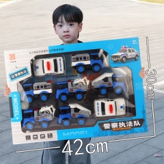 Set 8 xe cảnh sát mã DYB168-91B