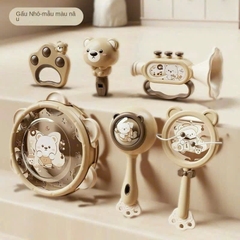 Xúc xắc 6 món NÂU mã FXB-32