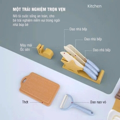 Bộ cắt trái cây và rau củ 21pcs MÀU XANH mã NX218-8XA