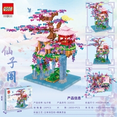 Bộ xếp hình đảo bon sai 2850pcs mã 32055