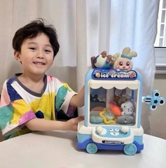 Gắp thú có bánh xe màu Xanh mã 1026-68