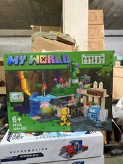 Bộ xếp hình Minecraft 1 220pcs mã 44125