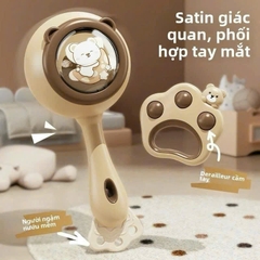 Xúc xắc 6 món màu Hồng, Nâu