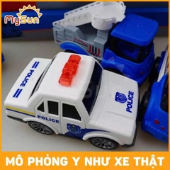 Set 8 xe cảnh sát mã DYB168-91B