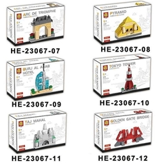 Bộ xếp hình thành phố 12 mẫu mã HE-23067 (Bán lốc 12 hộp)